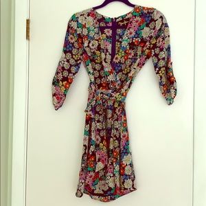 Yumi Kim floral wrap shirt dress